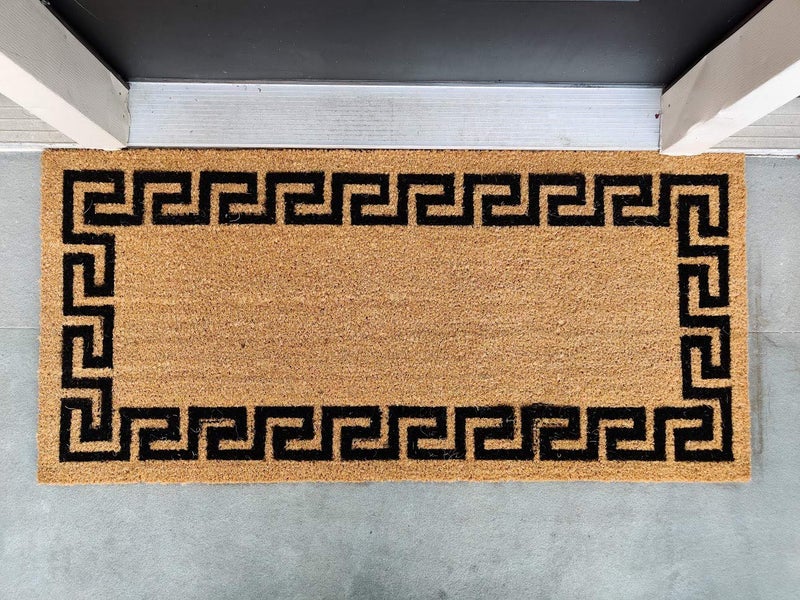 Kempf Greek Key Natural Coco Doormat, 22 by 47 by 0.5-Inch - Image 3